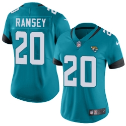 Nike Jaguars #20 Jalen Ramsey Teal Green Team Color Womens Stitched NFL Vapor Untouchable Limited Jersey