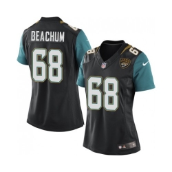 Women Nike Jaguars #68 Kelvin Beachum Black NFL Jersey