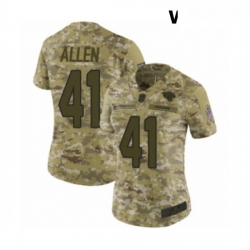 Womens Jacksonville Jaguars 41 Josh Allen Limited Camo 2018 Salute to Service Football Jersey