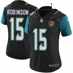 Womens Nike Jacksonville Jaguars 15 Allen Robinson Elite Black Alternate NFL Jersey