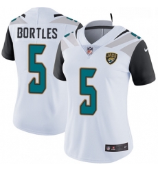 Womens Nike Jacksonville Jaguars 5 Blake Bortles Elite White NFL Jersey