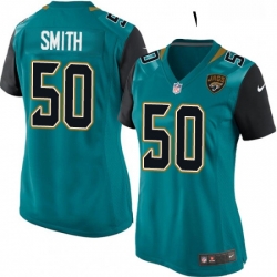 Womens Nike Jacksonville Jaguars 50 Telvin Smith Game Teal Green Team Color NFL Jersey