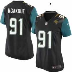 Womens Nike Jacksonville Jaguars 91 Yannick Ngakoue Game Black Alternate NFL Jersey