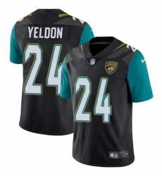 Nike Jaguars #24 T J Yeldon Black Alternate Youth Stitched NFL Vapor Untouchable Limited Jersey