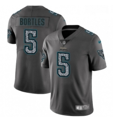 Youth Nike Jacksonville Jaguars 5 Blake Bortles Gray Static Vapor Untouchable Limited NFL Jersey