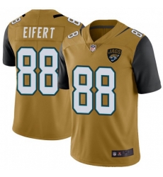 Youth Nike Jaguars 88 Tyler Eifert Vapor Rush Jersey Gold