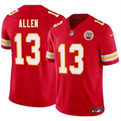 Men Kansas City Chiefs  13 Cyrus Allen Red 2026 Draft F U S E  Vapor Untouchable Limited Stitched Football Jersey