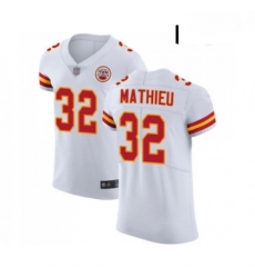 Men Kansas City Chiefs 32 Tyrann Mathieu White Vapor Untouchable Elite Player Football Jersey