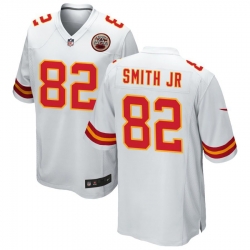 Men Kansas City Chiefs 82 Irv Smith White Vapor Untouchable Limited Stitched Jersey