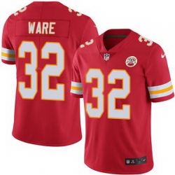 Nike Chiefs #32 Spencer Ware Red Mens Stitched NFL Limited Rush Jersey