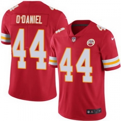 Nike Chiefs #44 Dorian O Daniel Red Team Color Mens Stitched NFL Vapor Untouchable Limited Jersey