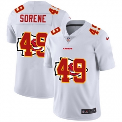 Nike Chiefs 49 Daniel Sorensen White Shadow Logo Limited Jersey