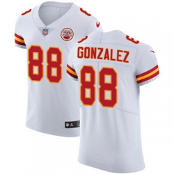 Nike Chiefs #88 Tony Gonzalez White Mens Stitched NFL Vapor Untouchable Elite Jersey