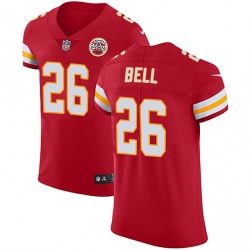 Nike Kansas City Chiefs 26 Le 27Veon Bell Red Team Color Men Stitched NFL Vapor Untouchable Elite Jersey