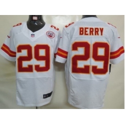 Nike Kansas City Chiefs 29 Eric Berry White Elite NFL Jersey