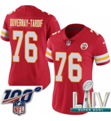 2020 Super Bowl LIV Women Nike Kansas City Chiefs #76 Laurent Duvernay-Tardif Red Team Color Vapor Untouchable Limited Player NFL Jersey