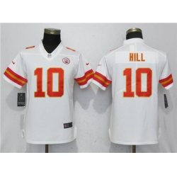 Nike Chiefs #10 Tyreek Hill White Women Vapor Untouchable Limited Jersey