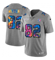 Las Vegas Raiders 82 Jason Witten Men Nike Multi Color 2020 NFL Crucial Catch NFL Jersey Greyheather