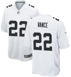 Men Las Vagas Raiders Vance #22 White F U S E Stitched Jersey Men Las Vagas Raiders Vance #22 White F U S E Stitched Jersey
