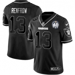 Men Las Vegas Raiders 13 Hunter Renfrow Black Shadow Vapor Limited Stitched Jersey