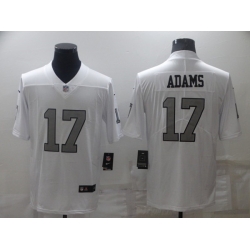 Men's Las Vegas Raiders #17 Davante Adams White Color Rush Limited Stitched Jersey