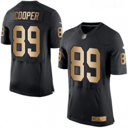 Mens Nike Oakland Raiders 89 Amari Cooper Limited BlackGold Team Color NFL Jersey