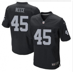 NEW Oakland Raiders #45 Marcel Reece Black Team Color mens Stitched NFL Elite Jersey