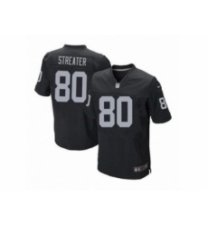 Nike Oakland Raiders 80 Rod Streater black Elite NFL Jersey