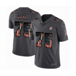 Nike Raiders 75 Howie Long 2019 Salute To Service USA Flag Fashion Limited Jersey