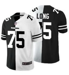 Nike Raiders 75 Howie Long Black And White Split Vapor Untouchable Limited Jersey