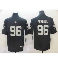 Nike Raiders 96 Clelin Ferrell Black 2019 NFL Draft First Round Pick Vapor Untouchable Limited Jerse
