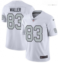 Oakland Raiders 83 Darren Waller White Rush Limited Jersey