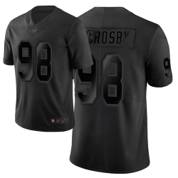 Raiders 98 Maxx Crosby Black Men Stitched Football Limited City Edition Jersey