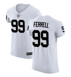 Raiders 99 Clelin Ferrell White Men Stitched Football Vapor Untouchable Elite Jersey