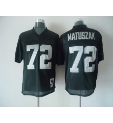 nfl oakland raiders 72 matuszak black throwback