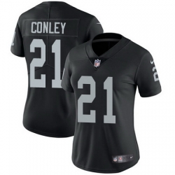 Nike Raiders #21 Gareon Conley Black Team Color Womens Stitched NFL Vapor Untouchable Limited Jersey