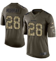 Nike Raiders #28 Latavius Murray Green Youth Stitched NFL Limited Salute to Service Jersey