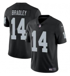 Youth Las Vegas Raiders 14 Carter Bradley Black Stitched Football Jersey