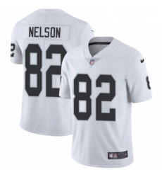 Youth Nike Oakland Raiders 82 Jordy Nelson White Vapor Untouchable Limited Player NFL Jersey