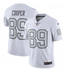 Youth Nike Oakland Raiders 89 Amari Cooper Elite White Rush Vapor Untouchable NFL Jersey