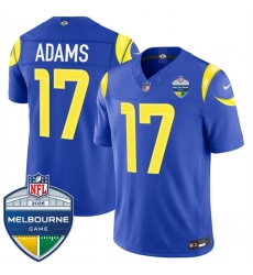 Men Los Angeles Rams 17 Davante Adams Royal 2026 F U S E Melbourne Game Patch Vapor Limited Stitched Football Jersey Men Los Angeles Rams 17 Davante Adams Royal 2026 F U S E Melbourne Game Patch Vapor Limited Stitched Football Jersey