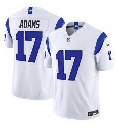 Men Los Angeles Rams  17 Davante Adams White Fearsome 2026 F U S E  Vapor Limited Stitched Football Jersey