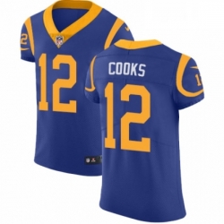 Men Nike Los Angeles Rams 12 Brandin Cooks Royal Blue Alternate Vapor Untouchable Elite Player NFL Jersey