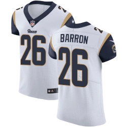 Nike Rams #26 Mark Barron White Mens Stitched NFL Vapor Untouchable Elite Jersey