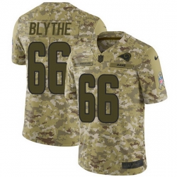 Nike Rams 66 Austin Blythe Camo Men Stitched NFL Limited 2018 Salute To Service Jersey