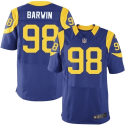 Nike Rams #98 Connor Barwin Royal Blue Alternate Mens Stitched NFL Elite Jersey 5785 27308