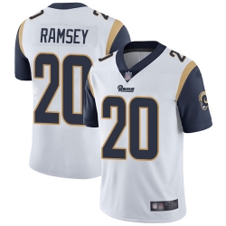 Rams 20 Jalen Ramsey White Mens Stitched Football Vapor Untouchable Limited Jersey