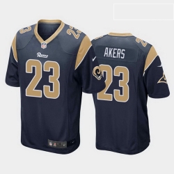 men cam akers los angeles rams navy game jersey 