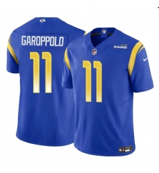Youth Los Angeles Rams 11 Jimmy Garoppolo Blue 2024 F U S E  Vapor Untouchable Stitched Football Jersey