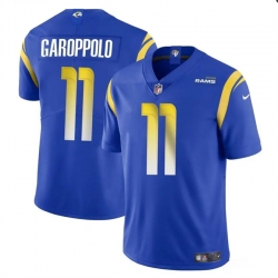 Youth Los Angeles Rams 11 Jimmy Garoppolo Blue Vapor Untouchable Stitched Football Jersey